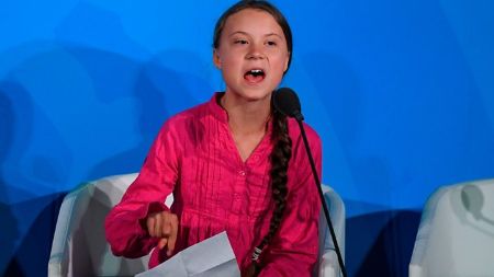 Greta Thunberg gave the iconic 'How Dare You' speech at the UN Climate Action Summit in 2019.